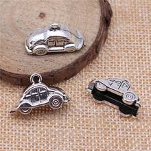 WYSIWYG 10pcs 23x15mm 2 Colors Antique Silver Color Antique Bronze Plated 3D Car Pendant Car Charm Pendants Vintage Car Pendant 2024 - buy cheap