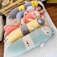 Large Size Soft Animal Cartoon Pillow Lovely Duck Bear Cat Pig Rabbit Plush Toy Stuffed Cushion Cute Kids Girl Birthyday Gift 2024 - buy cheap