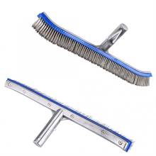 18inch Swimming Pool Steel Brush Bottom Walls Cleaning Supplies for Pond Spa Hot Spring Swimming Pool Brush Cleaning Tool 2024 - buy cheap