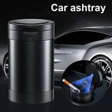 Car Ashtray With Led Lights Removable Cigarette Lighter Cylinder Cigarette Ashtray With Detachable Storage Box Car Accessories 2024 - buy cheap