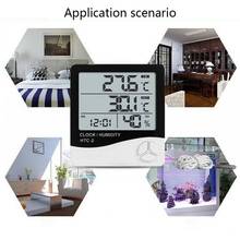 Junejour Indoor Outdoor Digital Thermometer Hygrometer with LCD Display Temperature Humidity Meter 1Pcs 2024 - buy cheap