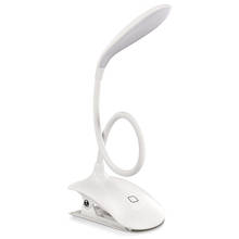 LED Reading Light Book Light Eye Protection USB Rechargeable Flexible Table Lamp Reading Lamp with Clip Touch Control 2024 - buy cheap