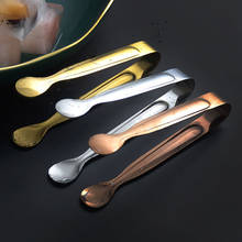 2Pcs Ice Tongs Premium Sugar Tongs Small Stainless Steel Kitchen Tongs Mini Food Bread Serving Tongs Clip Party Bar Accessories 2024 - buy cheap