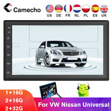 Camecho 2 Din 7'' Android Universal Car Radio GPS Navigation Multimedia Player For VW Nissan Toyota  Golf Skoda Seat Polo Jetta 2024 - buy cheap
