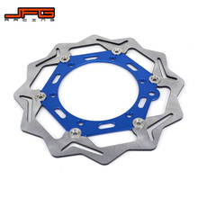 Rotor de disco de freio para motocicleta, rotor cnc de 270mm com disco de freio dianteiro flutuante para motos husqvarna tc te fc fe 125 250 300 350 450 501 2012-2019 dirt bike 2024 - compre barato