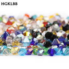 HGKLBB Bicone Austrian crystals beads ball 8mm 30pcs charm glass Loose spacer beads for Jewelry Making Bracelet DIY accessories 2024 - buy cheap