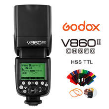 Godox V860II Cámara Flash GN60 HSS TTL Speedlite linterna para Canon Nikon Sony Olympus Fujifilm sincronizador de flash en la cámara 2024 - compra barato