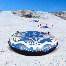 WolFAce-Tabla de esquí inflable de PVC para niños y adultos, Círculo de esquí inflable de invierno con mango, accesorios de esquí de tubo de nieve al aire libre 2024 - compra barato