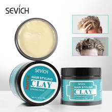 Sevich 80g Hair Styling Strong Hold Hair Clay Mud for Matte Finished Molding Cream Long Lasting Stereotype Hair Wax 2024 - buy cheap