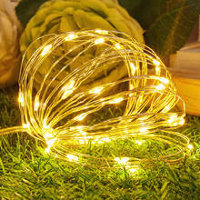 3m 5m 10m LED String Lights street fairy Light Waterproof for Outdoor Christmas Fairy Lights Holiday Wedding Decoration 5z 2024 - buy cheap