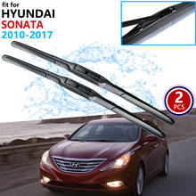 Автомобильная щетка стеклоочистителя для Hyundai Sonata YF LF 2010 ~ 2017, автомобильная Щетка стеклоочистителя, стеклоочистители для лобового стекла, автомобильные аксессуары 2011 2012 2013 2024 - купить недорого