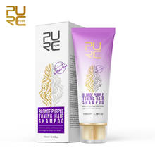 PURC Remove yellow remove yellow fade bleach do gray bleach purple shampoo purple shampoo in Hair Shampoos Pure Hair Shampoos 2024 - buy cheap
