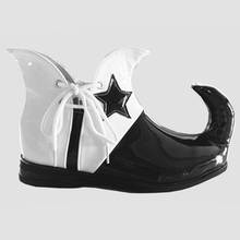 Adult Clown Shoes Halloween Black White Funny Boots Joker Cosplay Shoes Masquerade Party Anime Cosplay Accessories 2024 - buy cheap