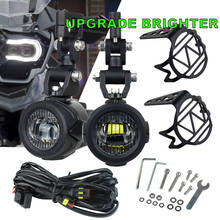 Luces auxiliares para motocicleta, mejora de lámpara más brillante, 40W, 6000K, luz antiniebla para BMW R1200GS, F800GS, F700GS, F650, K1600 2024 - compra barato