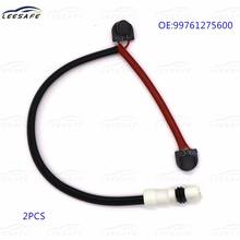 Sensor de desgaste de pastilla de freno delantero de coche, 2 piezas 99761275600 para PORSCHE 911 997 para BOXSTER CAYMAN 987, reemplazo de línea de inducción de freno 2024 - compra barato