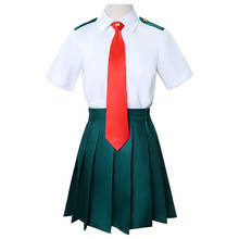 Latest Cosplay My Hero Academy Costume Boku No Hero Academia AsuiTsuyu Yaoyorozu Momo School Uniform  Midoriya Izuku 2024 - buy cheap