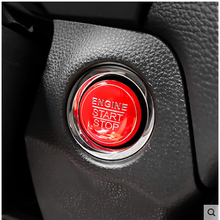 Para toyota 2019 2020 rav4 botão de ignição decoração dispositivo ignição botão do motor um start stop botão tampa decoração 2024 - compre barato