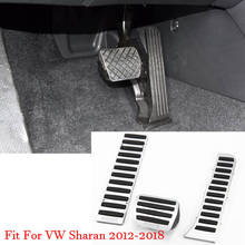 Alloy Accelerator Gas Brake Footrest Pedal Plate Pad Cover Fit For VolksWagen Sharan 2012-2018 AT 2024 - buy cheap