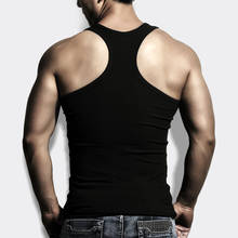 Men's Cotton High Quality Undershirt Bodybuilding Slimming Sleeveless Vest Basic Shirt Tight Body Shaping Fitness Tank Tops 2024 - buy cheap