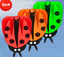 1.5m High Quality Soft Big Ladybug Kite Insect Kite Tearproof Outdoor Sports Family Party Activity Toy Children Gift 2024 - buy cheap