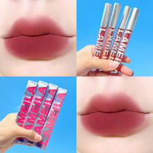 Brillo de labios de terciopelo mate, resistente al agua, 6 colores, larga duración, hidratante, nutritivo, Sexy, líquido, brillo de labios, maquillaje 2024 - compra barato