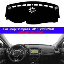 Car Dashboard Cover Dash Mat Carpet Cape SunShade For Jeep Compass 2018 2019 2020 Jeepcompass Dashmat Pad Dash Mat 2024 - buy cheap