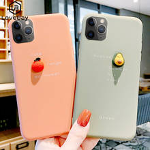 Lovebay 3D фруктовый узор чехол для телефона для iPhone 11 Pro XS Max XR X 8 7 6 6S Plus 11 милый карамельный цвет Мягкий ТПУ, конфетный чехол 2024 - купить недорого