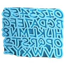 Alphabet Epoxy Resin Mold English Letters Number Pendant Casting Silicone Mould DIY Crafts Jewelry Making Tools 2024 - buy cheap