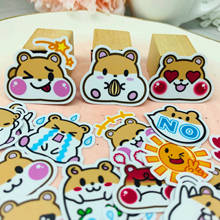 39 pcs Funny Hamster avatar sticker for kid homemade book stickers on laptop / decorative scrapbooking 2024 - buy cheap