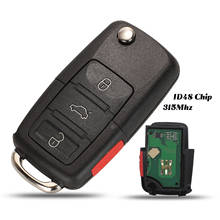 jingyuqin Upgrade Remote Key suit for VW/VOLKSWAGEN 315MHz for Beetle/Golf/Passat/Jetta/Rabbit 1J0959753AM/DC 2024 - buy cheap