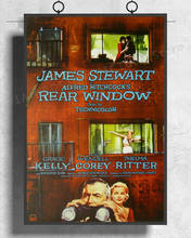 NJ451 REAR WINDOW Movie 1954 Alfred Hitchcock Psycho 02 Wall Sticker Silk Poster Art Home Decoration 2024 - buy cheap