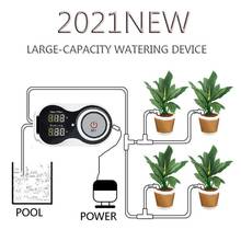 Dispositivo de riego automático 2021, conjunto de herramientas de riego de jardinería, sistema de riego por goteo inteligente, bomba de agua, suministros de jardín 2024 - compra barato