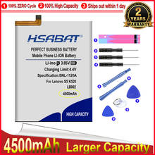 HSABAT 0 Cycle 4500mAh LB002 Battery for Lenovo S5 K520 K520T High Quality Mobile Phone Replacement Accumulator 2024 - buy cheap