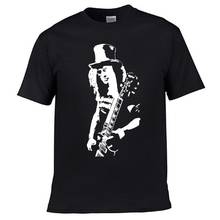 Slash Rock Band T Shirt Gun N Roses Mens Short Sleeve Design Shirt High Quality Print New Summer Style Cotton Shirts Plus Euro 2024 - buy cheap