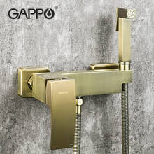 Gappo Новый Туалет Латунь Биде спрей душ биде набор медный клапан ванная биде душ опрыскиватель настенный смеситель 2024 - купить недорого