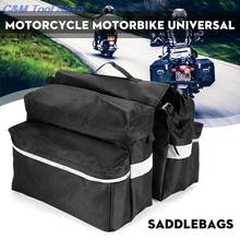 Black Motorcycle Saddlebag Bicycle Motorbike Detachable Backseat Saddle Bag   Rear Seat Backpack Bags Trunk Luggage 2024 - buy cheap