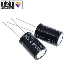 10 pcs Aluminum electrolytic capacitor 2200 uF 25 V 10 * 20 mm frekuensi tinggi Radial Electrolytic kapasitor 2024 - buy cheap