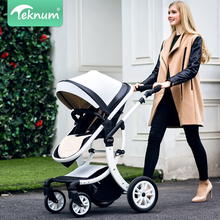 Teknum Baby carriage can be used as a reclining high landscape folding shock absorber portable newborn baby trolley 2024 - buy cheap