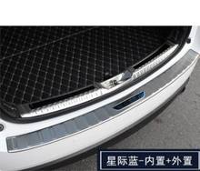304 aço inoxidável choques traseiro protetor sill trunk piso placa guarnição para mazda novo CX-5 cx5 2017 2018 estilo do carro 2024 - compre barato