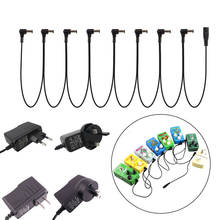 DC 9V 1A Guitar Pedal Power Supply Adapter with 8 Way Daisy Chain Cable Guitar Accessories for Effect Pedal EU/US/UK/AU plug 2024 - buy cheap