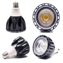 Bombilla LED COB regulable, 18W, E27, 110V, 220V, 85-265V, luz blanca de día, 6000K, 6500K, carcasa plateada, negro, gris, frío 2024 - compra barato