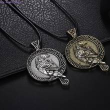 Viking Raven Pendant Black Bird Crow Nordic Necklace Women Men Jewelry Gift 2024 - buy cheap
