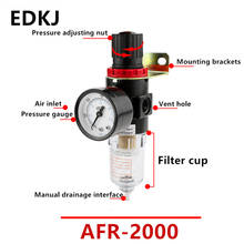 1pc AFR-2000 AFC-2000 Pneumatic Filter Air Treatment Unit Pressure Regulator Compressor Reducing Valve Oil Water Separation 2023 - buy cheap