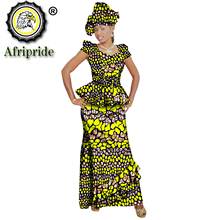 African Women Dresses Skirts Suits Ankara Apparel Wax Dashiki Outfits Print Shirts Ankara Skirts and Headwarp AFRIPRIDE S2026003 2024 - buy cheap