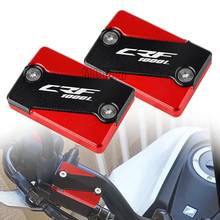 For Honda CRF1000L Africa Twin CNC Motorcycle Front Rear Brake Fluid Reservoir Cap Cover CRF 1000 L AfricaTwin 2016 2017 2018 19 2024 - buy cheap