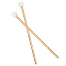 Dropship-2 Pieces Double Head Drum Cymbal Gong Mallet Soft Hammer Sticks Mallets Rods Felt Hammer 385mm 2024 - buy cheap