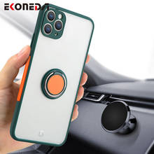 EKONEDA Finger Ring Stand Case For iPhone 11 12 Pro XS Max X XR 7 8 6 6S Plus SE Case Silicone Magnetic Car Phone Holder Cover 2024 - buy cheap