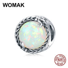 womak 925 sterling silver original woman brand jewelry DIY round beads simple vine charm fit bracelet pendant making luxury gift 2024 - buy cheap