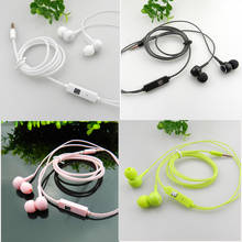 100 pcs Wired Earbuds Headphones In-Ear Earphone Earpiece With Mic Headset For Smartphone/PC for Samsung/Huawei/Xiaomi/iPhone 2024 - buy cheap