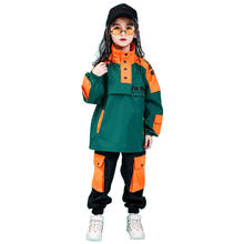 Jazz Dance Costumes Autumn New Style Children's Hiphop Jazz Dance Dress Girl Hip Hop Style Kids Hip Hop Suit 2024 - buy cheap